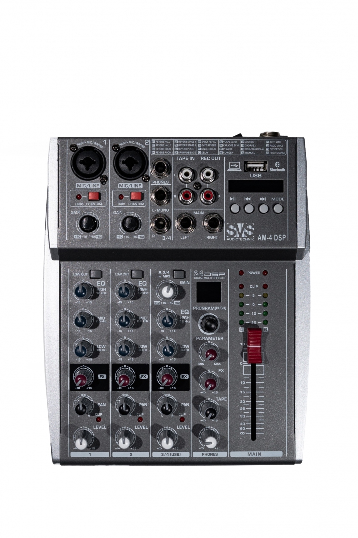 SVS Audiotechnik mixers AM-4 DSP Аналоговый микшерный пульт, 4-канала в Славянске-на-Кубани