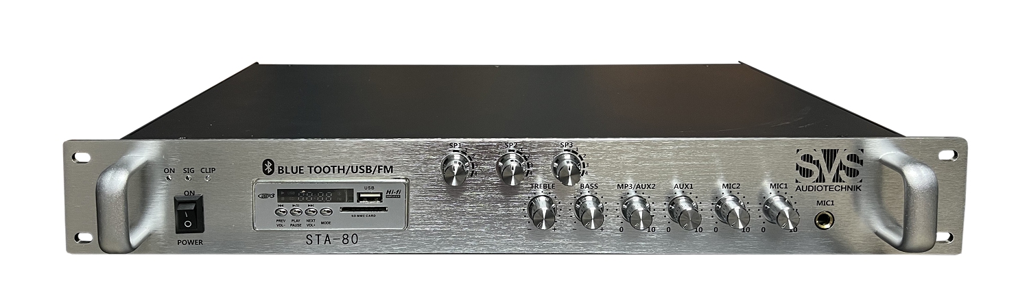 SVS Audiotechnik STA-80 Микшер-усилитель для систем Public Address в Славянске-на-Кубани